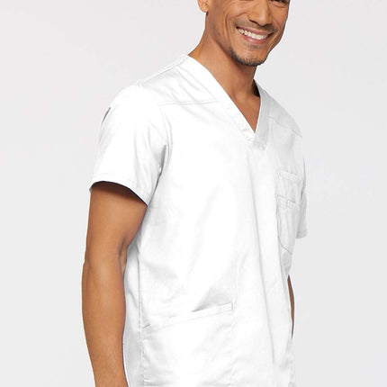 Dickies EDS Signature Uniformes Médicos para Hombre Cuello en V 81906, Blanco, Grande