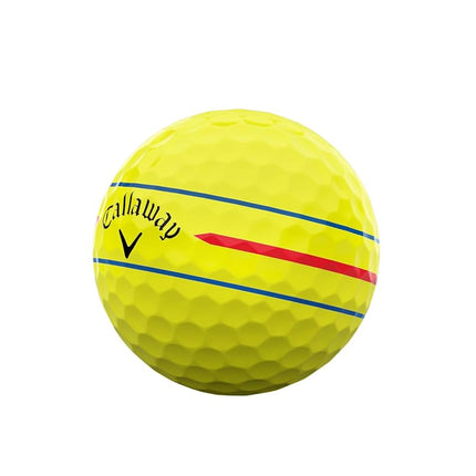 Callaway Golf Chrome Soft Premium Tour Golf Ball 2024 Yellow 360 Triple Track