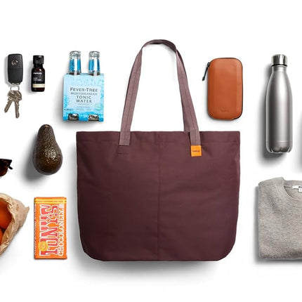Bellroy Market Tote, Shoulder Shopping Bag - Burgundy
