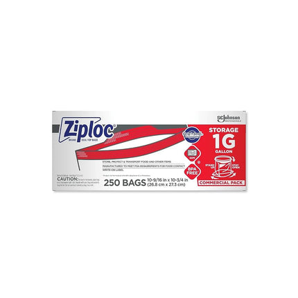 Ziploc Storage bag, gallon, 250 ct