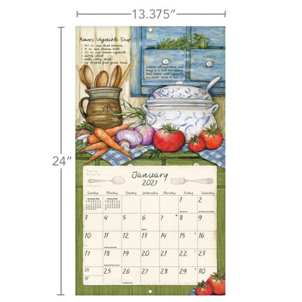 2027 Calendar LANG American Kitchen Deluxe Wall 27991001891