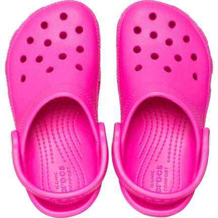 Crocs Unisex Kids Classic Clog T Clog, Pink Crush, 6 UK Child