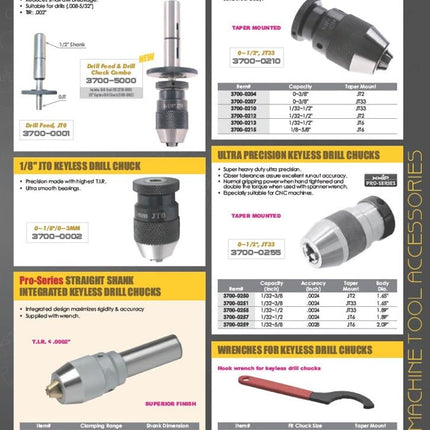 HHIP 3700-0123 Drill Chuck Arbor, MT5 to Jt3
