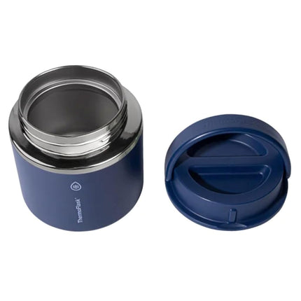 ThermoFlask 20 oz Insulated Food Jar, Leakproof Stainless Steel Food Containers, 2-Pack (Blue & White)