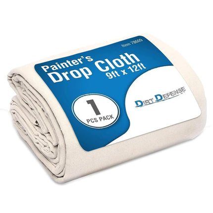 Dirt Defense Cotton & Heavy Canvas Drop Cloth 9ft 