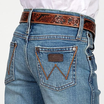 Wrangler Boys' Retro Slim Fit Straight Leg Jean, Roughhouse, 1T-S