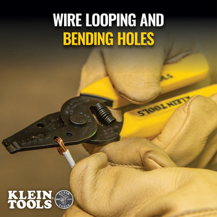 Klein Tools 11045 Wire Stripper 43026 AWG 158mm, 0 V, Yellow/Black