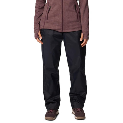 Columbia Womens Storm Surge II Waterproof Rain Pant, Black, 3X Short