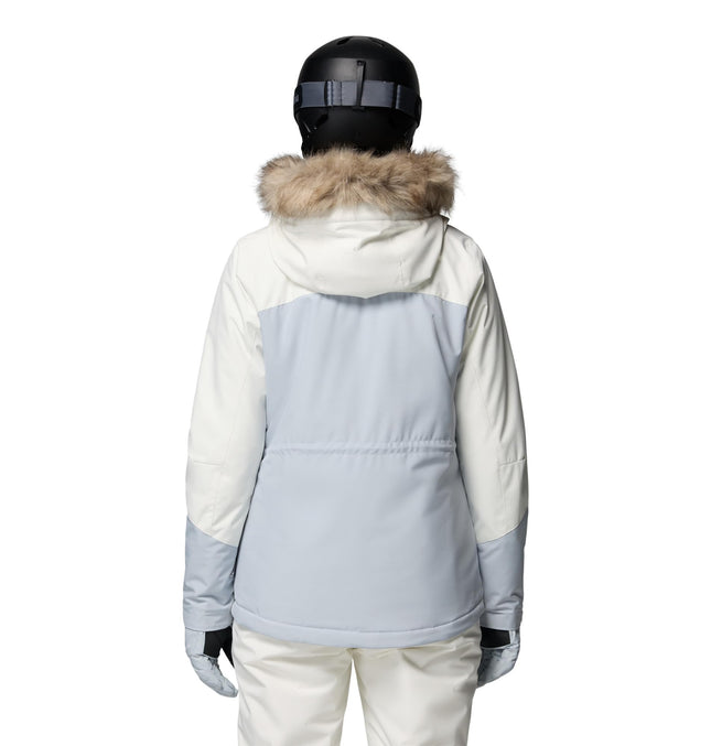 Columbia Women's Ava Alpine 2 Insulated Jacket, Ski Jacket, Sea Salt/Cirrus Grey, Large