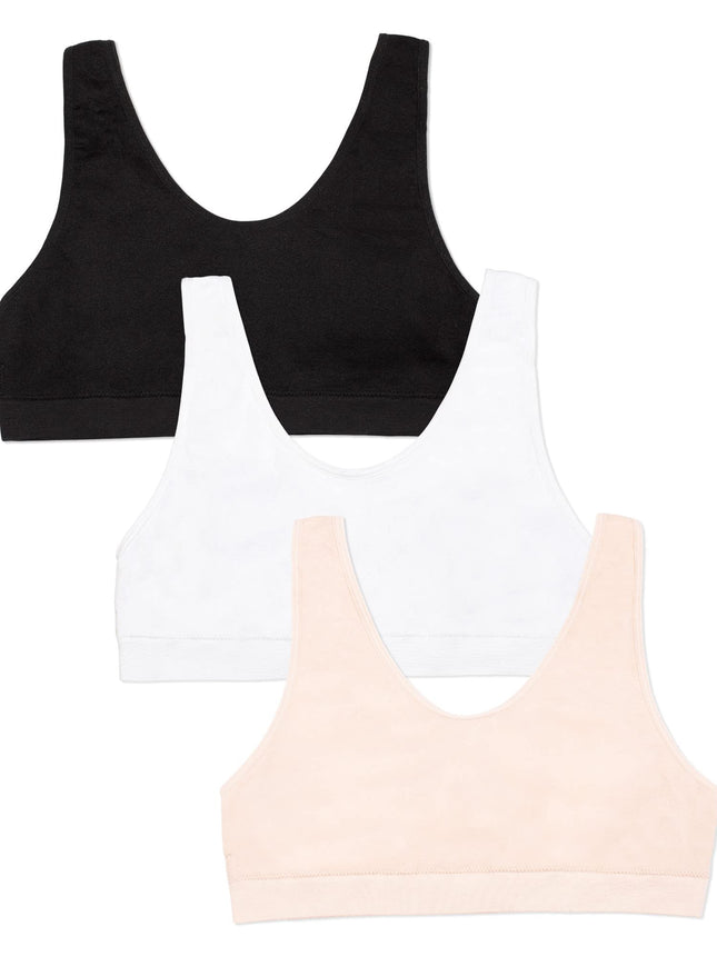 Fruit of the Loom Girls' Seamless Stretch Sports B