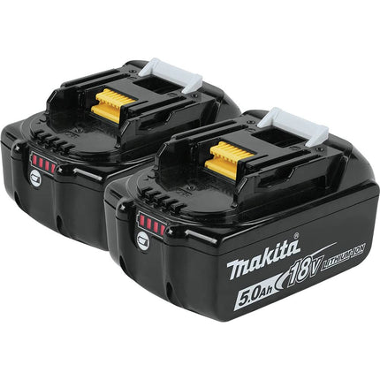 Makita BL1850B-2 18V LXT Lithium‑Ion 5.0Ah Battery