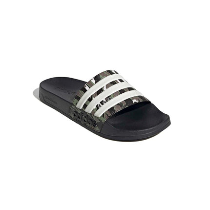 adidas Unisex Adilette Shower Slides Core Black/Alumina/Tent Green 18 UK 54 EU