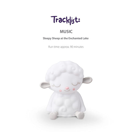 tonies Night Light - Sleepy Sheep Audio Play Character by Sleepy Friends | Warm Glow | 90 Minutes Beautifully Composed Melodies | Record Your Own Bedtime Stories