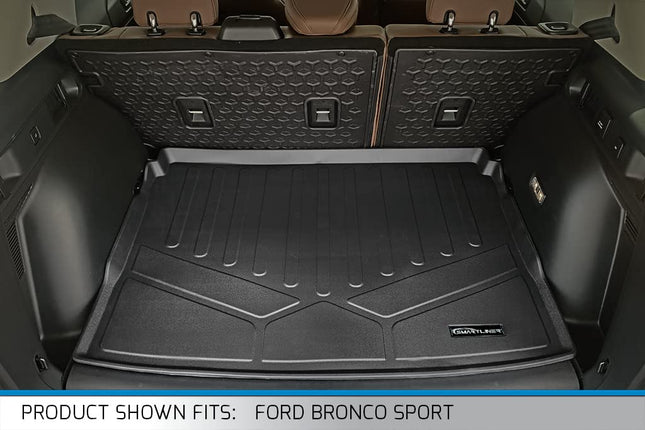 SMARTLINER Custom Fit All Weather Black Cargo Trunk Liner Mat for 2021 Ford Bronco Sport