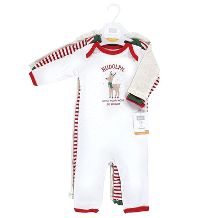 Hudson Baby Combinaison unisexe pour enfant en coton, renne Rodolphe, 9-12 mois