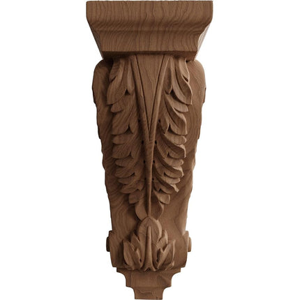 Ekena CORW05X07X14ACGM 5-Inch Width x 7-Inch Depth x 14-Inch Height Large Acanthus Wood Corbel - Mahogany
