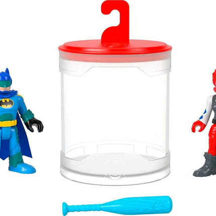 Fisher-Price Imaginext DC Super Friends Batman Toys, Color Changers Figure Set, Batman & Harley Quinn for Preschool Kids Ages 3+ Years