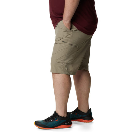 Columbia Men’s Hiking Cargo Shorts, SILVER RIDGE CARGO SHORT, Nylon, Tusk, Size: 36, AM4084