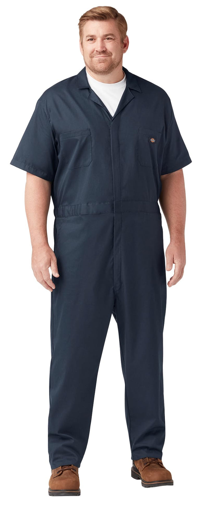 Dickies FLEX Short Sleeve Coveralls, DARK NAVY, M S