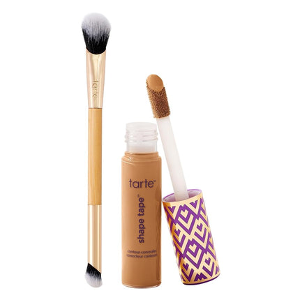 tarte shape tape concealer & brush - 42S tan sand 