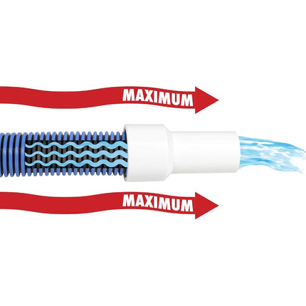 Poolmaster 33435 Heavy Duty In-Ground Pool Vacuum Hose with Swivel Cuff for In-Ground Pools, 1-1/2-Inch by 35-Feet,Neutral