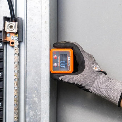 Klein Tools 935DGGP Angle Finder, Digital Gauge with Strong Magnetic Base, Converts Between Degrees, Percent Grade, in/Ft, mm/m