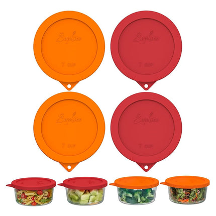 Sophico Sophico Round Silicone Storage Cover Lids 