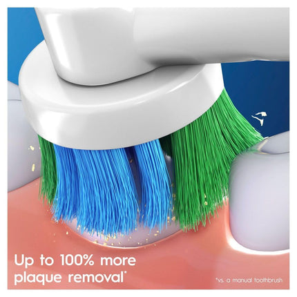 Têtes de Brosse à Dents Électrique Oral-B Precision Clean avec Technologie CleanMaximiser, Élimine l'Excès de Plaque Dentaire, Lot de 12 Têtes de Brosse à Dents, Adapté à la Boîte aux Lettres, Blanc