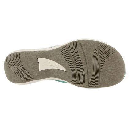 Clarks Women's Breeze Sea, Aqua Synthetic, 2.5 UK