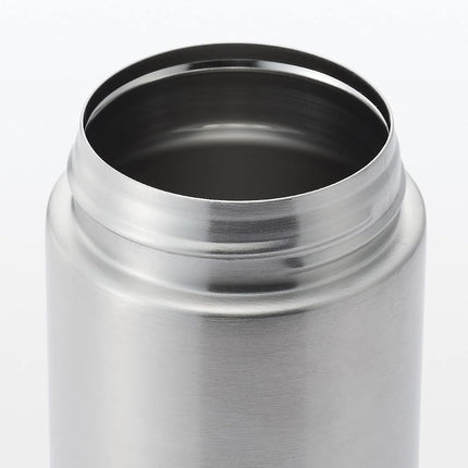 MUJI 44593769 Stainless Steel Thermal Insulated Bottle, Approx. 11.8 fl oz (350 ml)