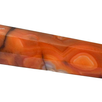 Amazing Gemstone Carnelian Crystal Towers - Natural Healing Crystal Point Obelisk for Reiki Healing and Crystal Grid (3" to 4" INCH)