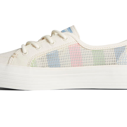 Sperry Women's Crest Vibe Platform Sneaker, White 