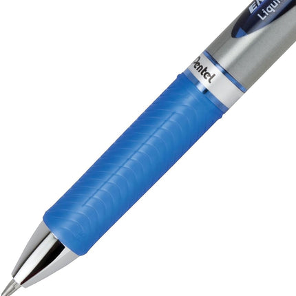Pentel Energel Rtx Retractable Liquid Gel Pen, Bold Line, Metal Tip, Assorted Ink Pack of 5 (BL80BP5M)