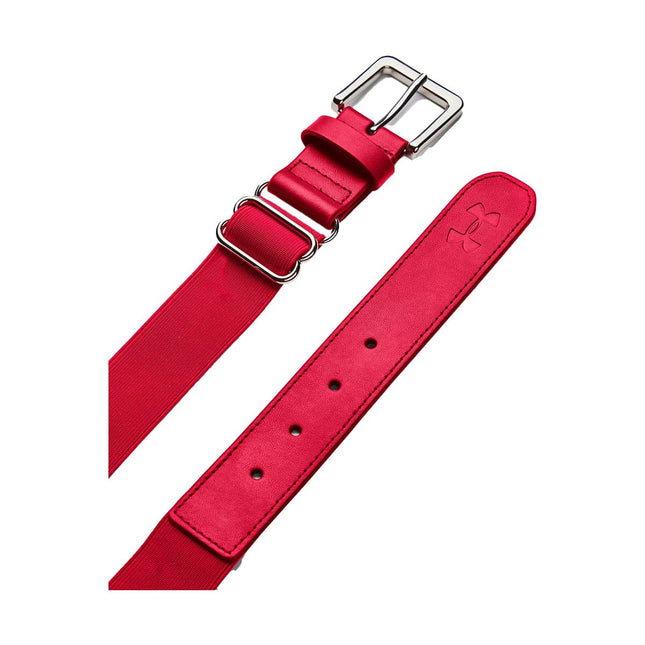 Under Armour Boys' Baseball Belt, Red/Red, One Siz