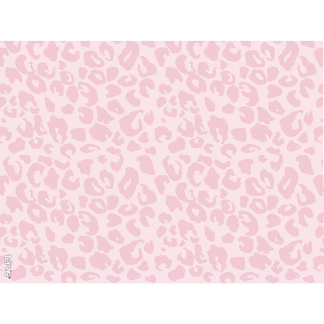 Tervis Colección Leopardo Vaso térmico aislante de doble pared hecho en EE. UU. Mantiene las bebidas frías y calientes, 24 oz - Clásico, Rosa