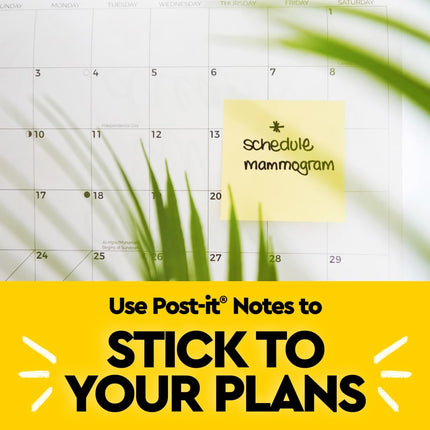 Post-it Notes Value Pack, 1-1/2 x 2-Inches, Canary Yellow, 24-Pads/Pack