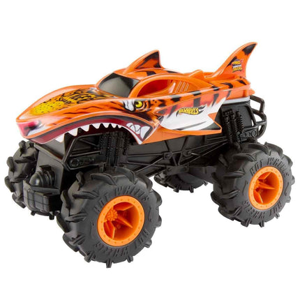 Hot Wheels Monster Trucks HW Tiger Shark RC, Remote-Control Vehicle
