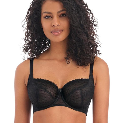 Freya Women's Signature Underwire Plunge Bra, Black, 34H US
