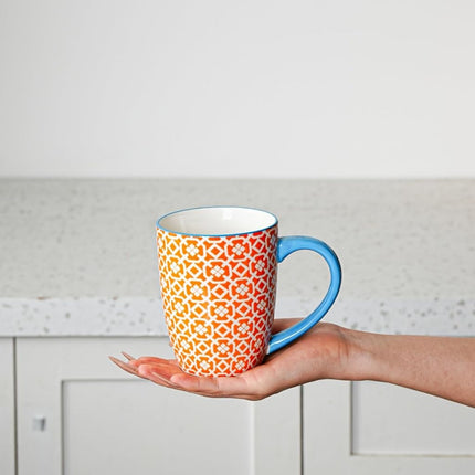 Cerkik Ceramic 16 Oz / 450 ml Coffee Mugs Set of 6