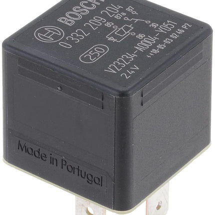 BOSCH 0332209204 Mini relé conmutador - 5 pines, 24 V, 20/10 A - Individual