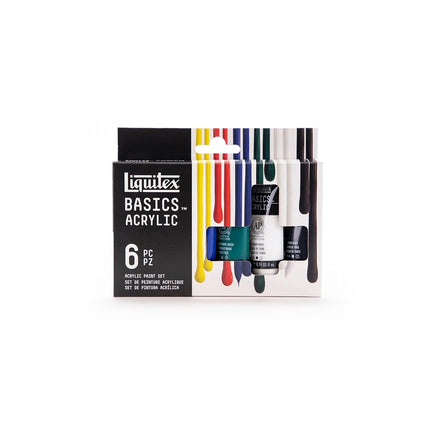 Liquitex Basics 101501 Acrylic Paint Tube 6-Piece 