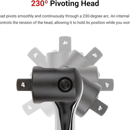 TEKTON 3/8 Inch Drive x 18 Inch Breaker Bar | SBH00118