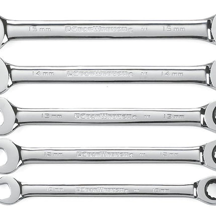 GearWrench Ratcheting Combination Metric Wrench Se