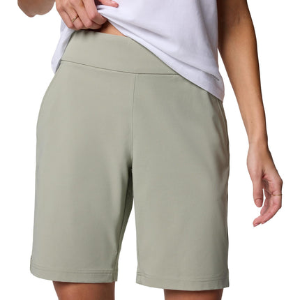 Columbia Womens All Seasons Long Short, Safari, Small/11 Inseam