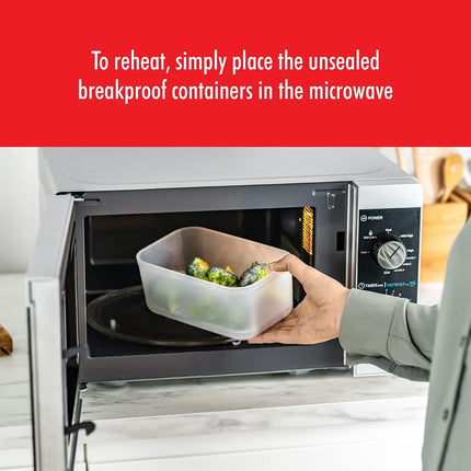ZWILLING Fresh & Save Flat Lunch Box Large, Airtight Food Storage Container, Meal Prep Container, BPA-Free, Semi-Transparent