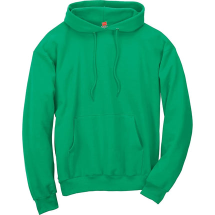 Hanes Men's Sweatshirt, EcoSmart Fleece Hoodie, Cotton-Blend Fleece Hooded Sweatshirt, Plush Fleece Pullover Hoodie, Kelly Green, X-Large