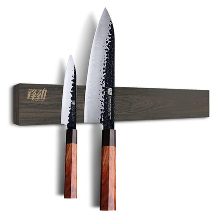 FINDKING Ash Wood Magnetic Knife Strip, Wall Mount