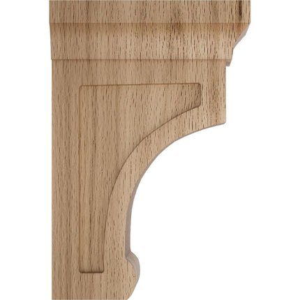 Ekena BKTW02X04X06GORO 2 1/2-Inch Width x 4-Inch Depth x 6-Inch Height Small Gomez Wood Bracket - Red Oak