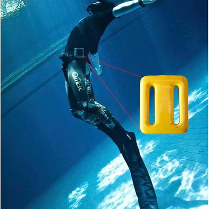 Dive Weights for Scuba Diving Weight Belt,Vinyl Scuba Weights, Coated Dive Weights,Coated Lead Diving Weights, Dive Belt Weights for Freediving (Yellow：4 Dive Weights + Belt, 1.1lb / 0.5kg)