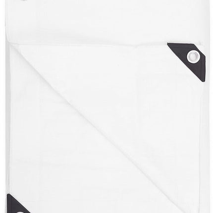 Kotap TRW-1225 Multi-Use, Waterproof Heavy-Duty Protection/Coverage Tarp, Superior Weave for Greater Longevity 8-mil, Size: 12' X 25', White
